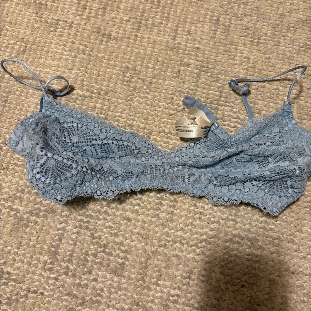 Free people Lace Bandeau in Soft Blue
